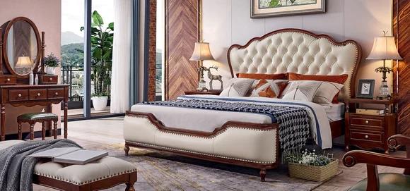 Doppelbett Bettrahmen Bett Holz Doppel Schlafzimmer Weiß Klassisch Neu