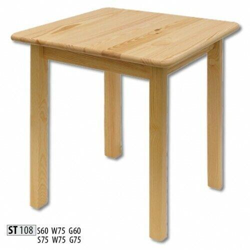 Esstisch Holz Tische Wohn Ess Zimmer 75x75 Massivholz Esstische Echtholz Tisch