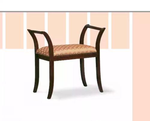 Sitz Bank Polster Hocker Textil Stil Klassische Sitzbank Luxus Fußhocker Möbel