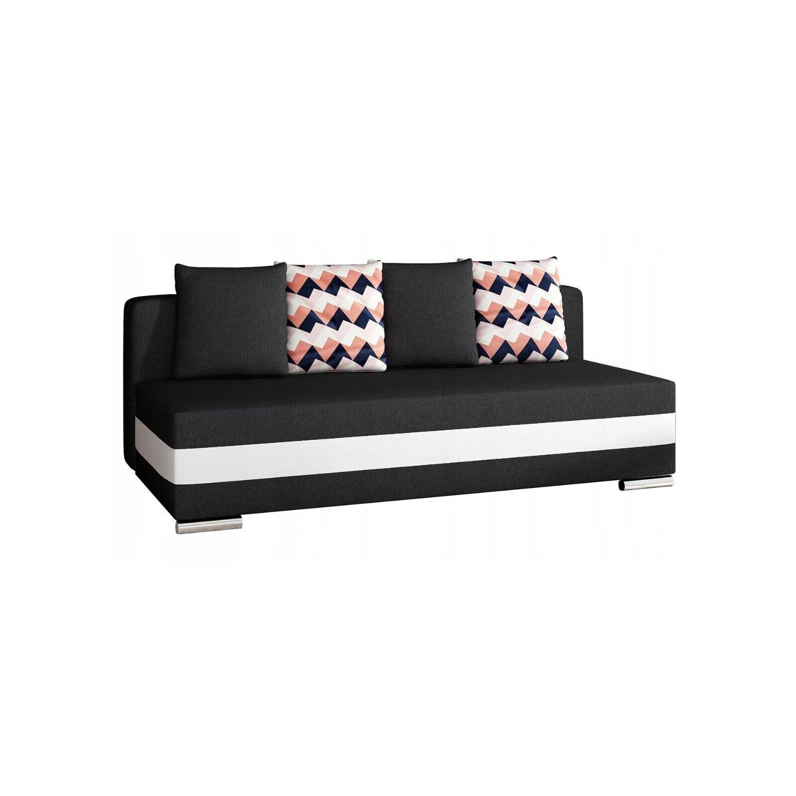 Sofa 3 Sitzer Bettkasten Dreisitzer Couch Polster Textil Couch Sofort
