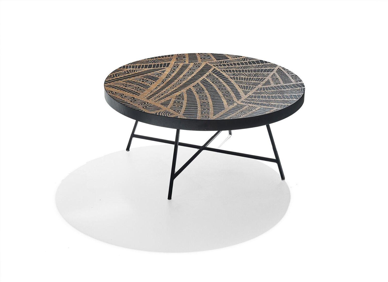 Runder Couchtisch Beistelltisch Wohnzimmer Tisch Beistell Italienischer Stil