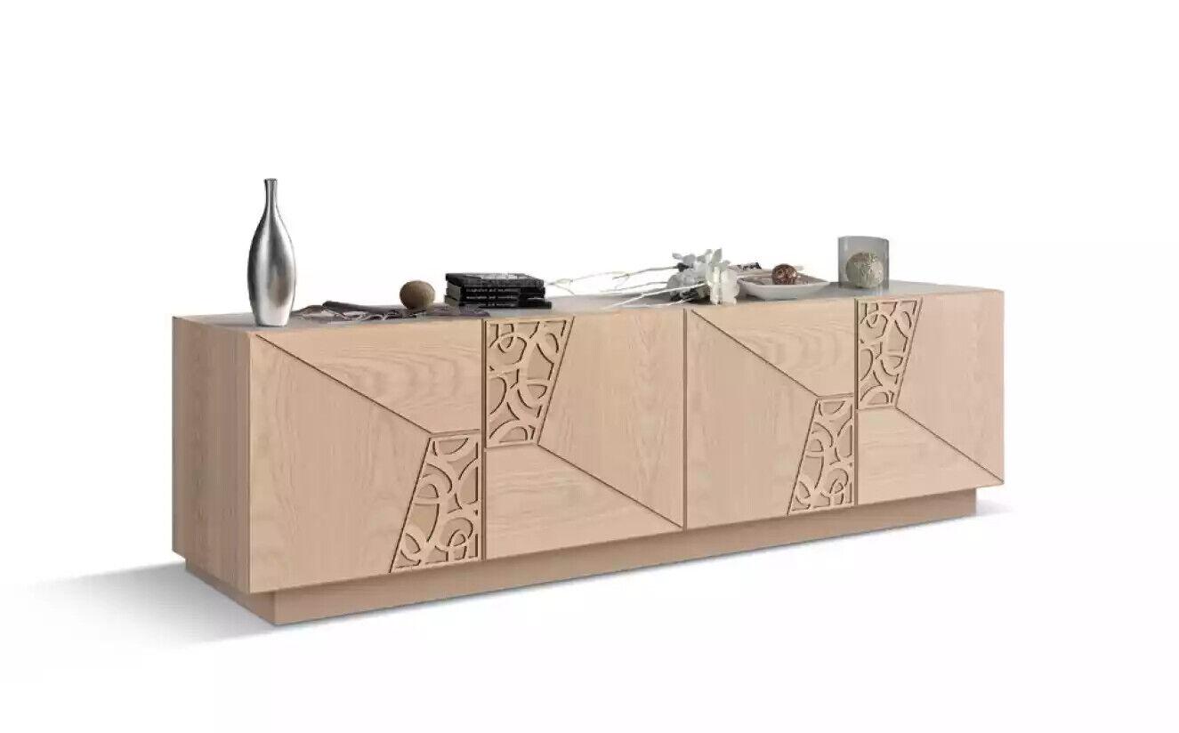 Sideboard Stil Modern beige Luxus Highboard Design Wohnzimmer neu