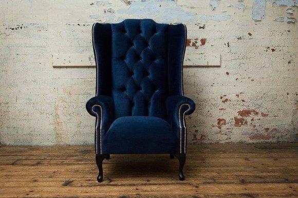 Chesterfield Design Sofa Sessel Couch Polster Ohrensessel Couchen 1 Sitzer Neu