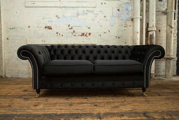 Chesterfield Couch Sofa Polster 3 Sitzer Couchen Sitz Garnitur Sofas