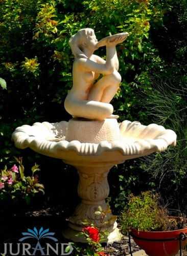 Springbrunnen Fontäne Zierbrunnen Garten Deko 1033 Brunnen 159 cm Steinguss