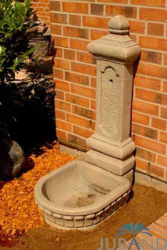 Springbrunnen Fontäne Zierbrunnen Garten Deko Brunnen Moderna 122 cm Steinguss