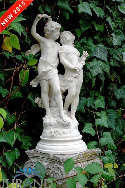 GARTENFIGUR STEINFIGUR FIGUR GARTEN SKULPTUR STEINGUSS FROSTFEST 58 cm - 1615