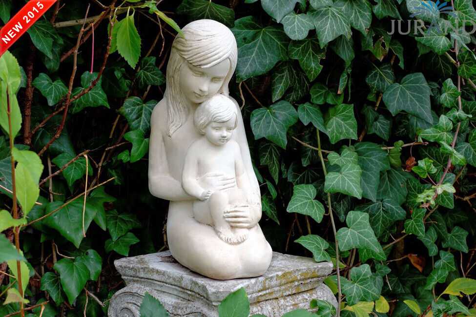 GARTENFIGUR STEINFIGUR FIGUR GARTEN SKULPTUR STEINGUSS FROSTFEST 36 cm - 1617