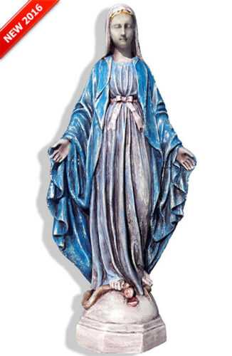 GARTENFIGUR STEINFIGUR FIGUR GARTEN SKULPTUR STEINGUSS MARIA 100 cm - 1631