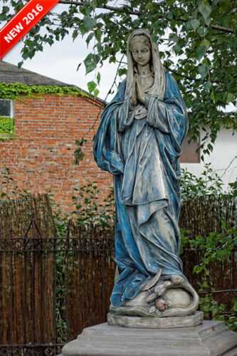 GARTENFIGUR STEINFIGUR FIGUR GARTEN SKULPTUR STEINGUSS MARIA 148 cm - 1632