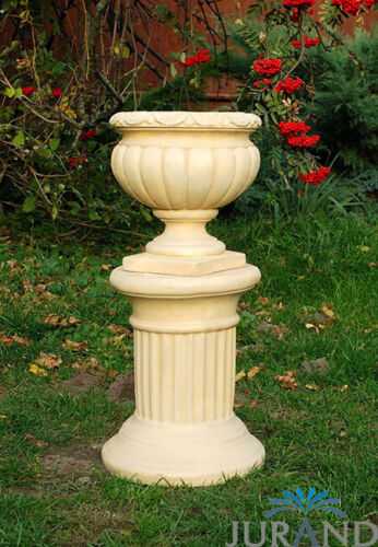 römische säule Skulptur Figur Statur Sockel Dekoration Garten deko Stein 3013