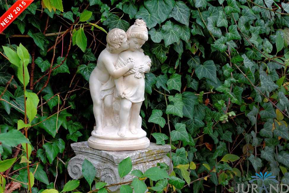 GARTENFIGUR STEINFIGUR FIGUR GARTEN SKULPTUR STEINGUSS FROSTFEST 41 cm - 1611