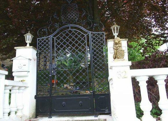 Pforten Garten Haus Klassischer Zaun Türe Pforte Modell 257 Fertigung nach Maß