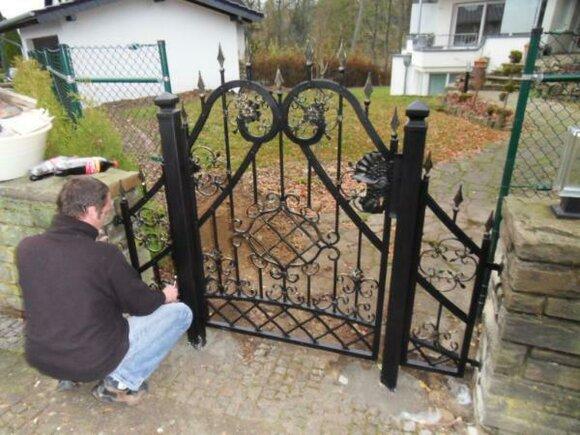 Pforten Garten Haus Klassischer Zaun Tür Pforte 273 Eisen Garten Tore nach Maß