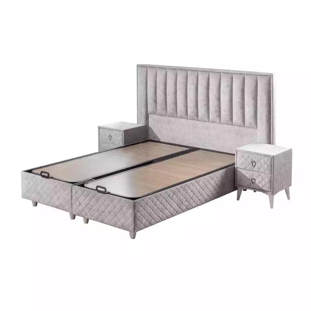 Betten Doppelbett Hotel Bettrahmen Doppel Holz Möbel Bett Polster