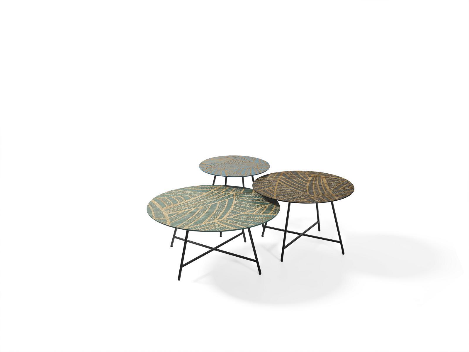 Set 3x Couchtische Kaffeetisch Design Tische Wohnzimmertische Rund Neu