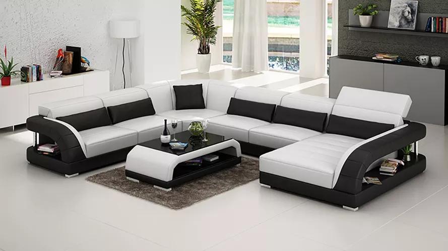 Wohnzimmer Ledersofa Ledercouch Couch Garnituren Sofa Wohnlandschaft Ledersofas