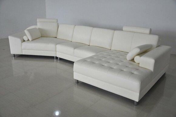 Design Ecksofa Leder Couchen Sofas U Form Sofa Couch Polster Neu Wohnlandschaft
