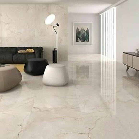 Luxus Marmor Boden Naturstein Boden Belag Wand Fliesen Crema Fliese 60x60 5m²