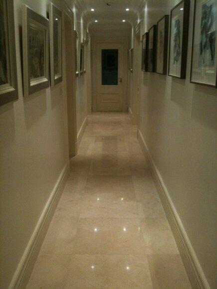 60x60 12m² Luxus Marmor Boden Naturstein Boden Belag Wand Fliesen Crema Fliese