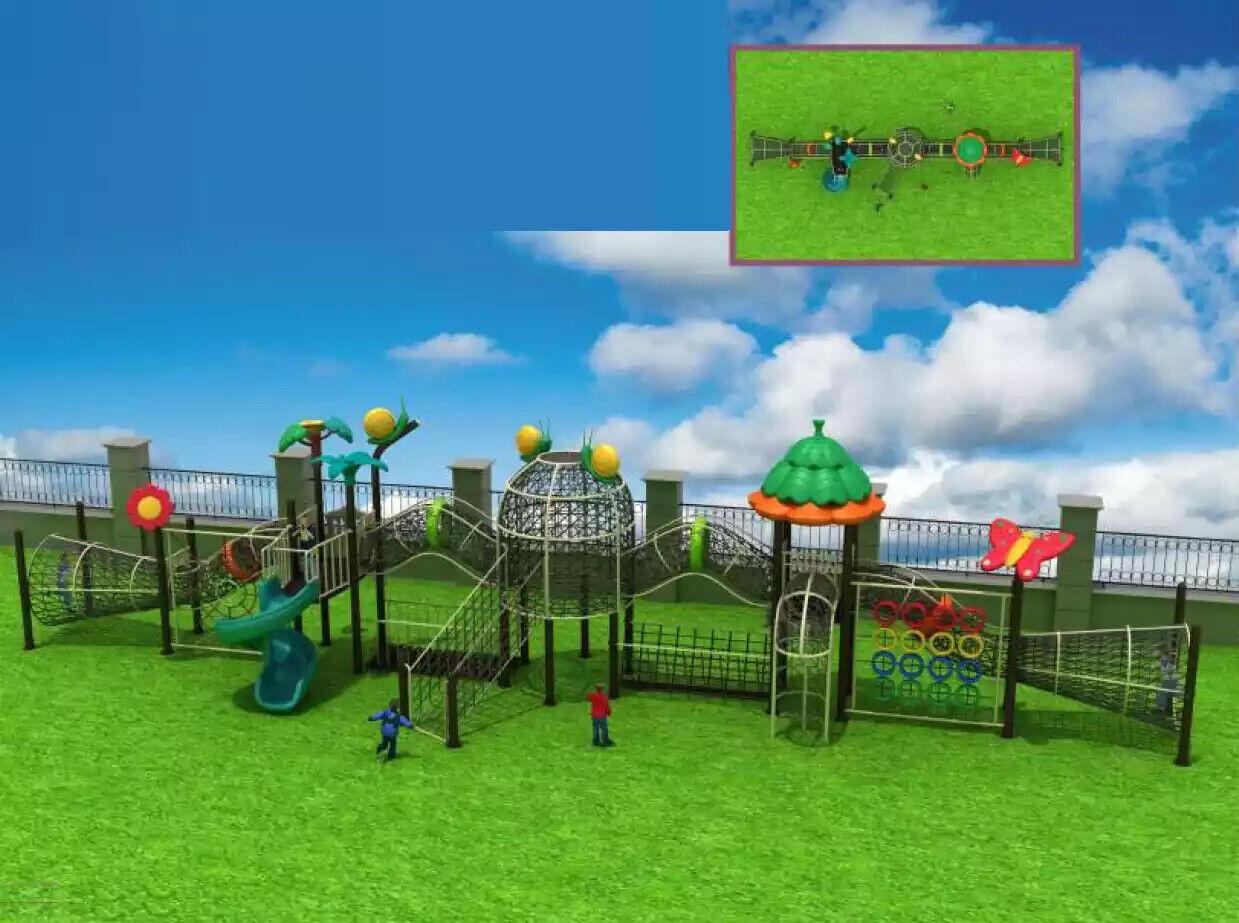 Spielplatz aus Kunststoff Freien Kletterwand Outdoor Sportplatz Spielfplätze