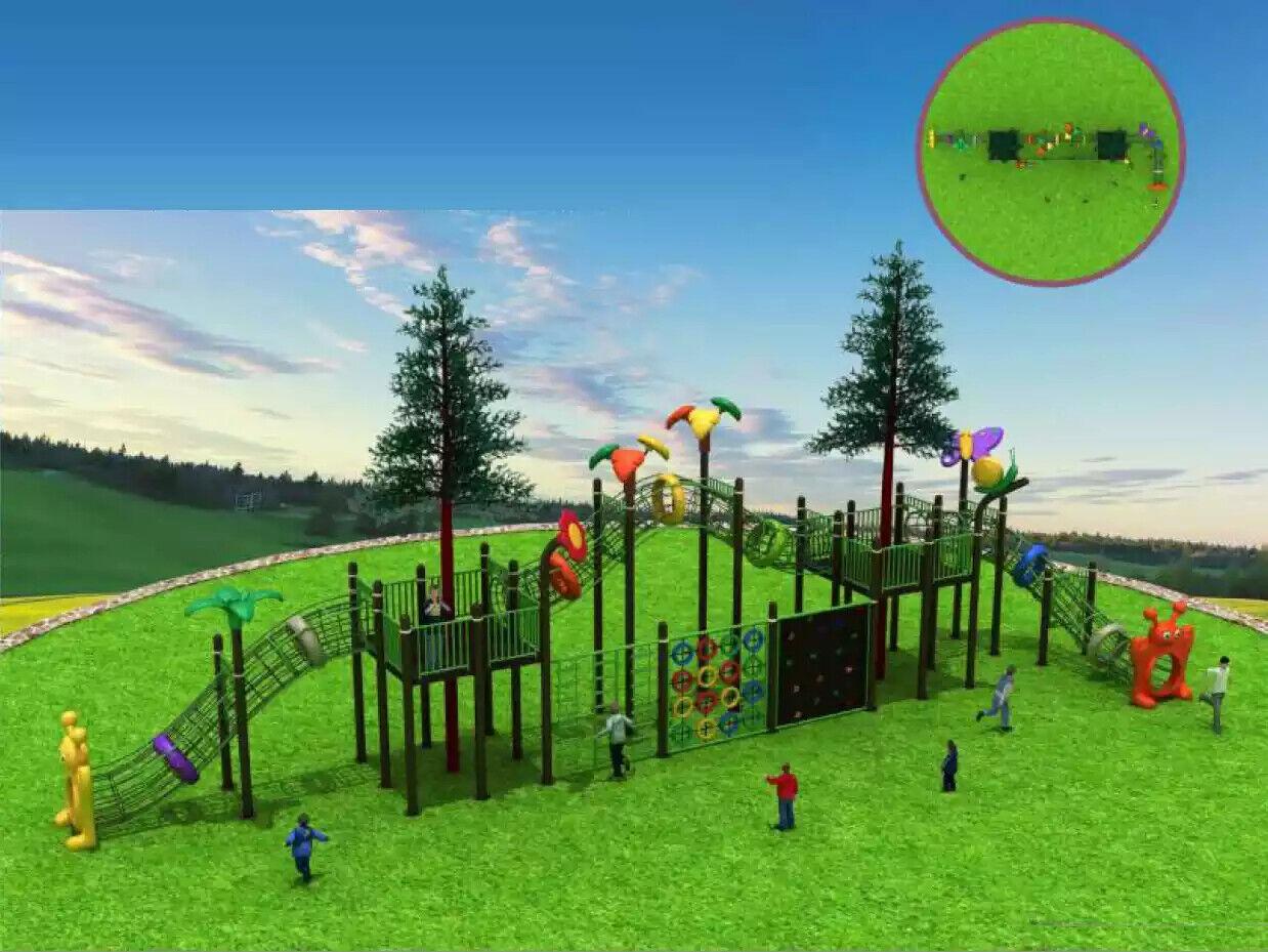 Labyrinth des Sportkomplexes Kletterwand Unterhaltung für Kinder Spielplätze