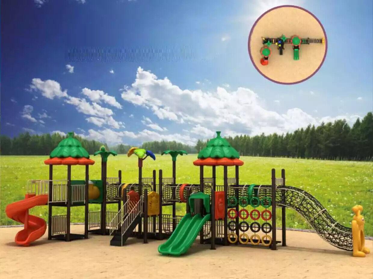 Spielturm Rutsche Kletterturm Unterhaltung Outdoor Spielplatz Spielplätze