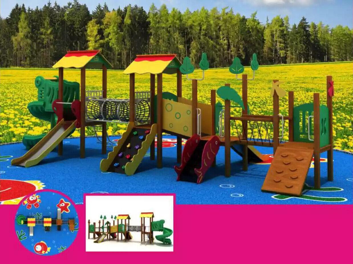 Labyrinth Spielturm mit Rutschbahnen Kletterausrüstung Outdoor Spielplätze