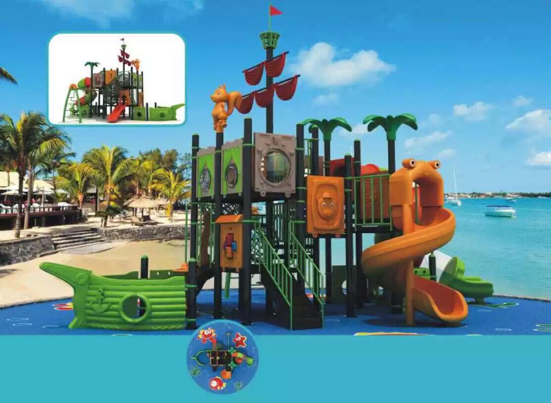 Schiff Turm Outdoor Spielturm mit Rutsche Spielplatz für Kinder Spielplätze