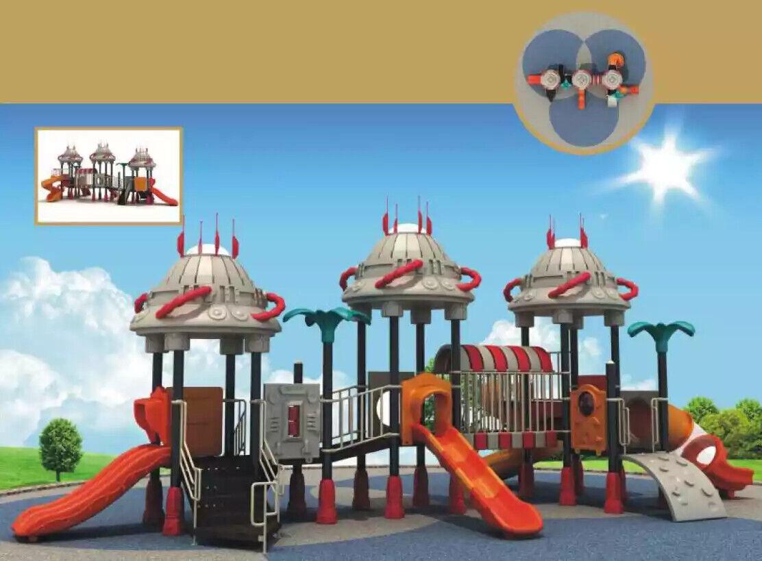 Spielplatz für Kinder in Form von Robotern Spielturm Rutsche Outdoor
