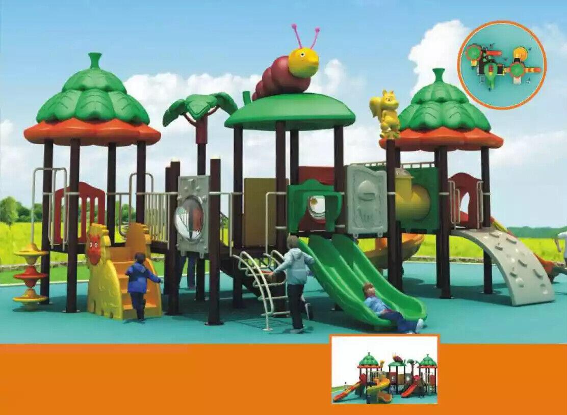 Turm Outdoor Spielturm mit Rutsche Tieren Dschungelspielplatz Kinder