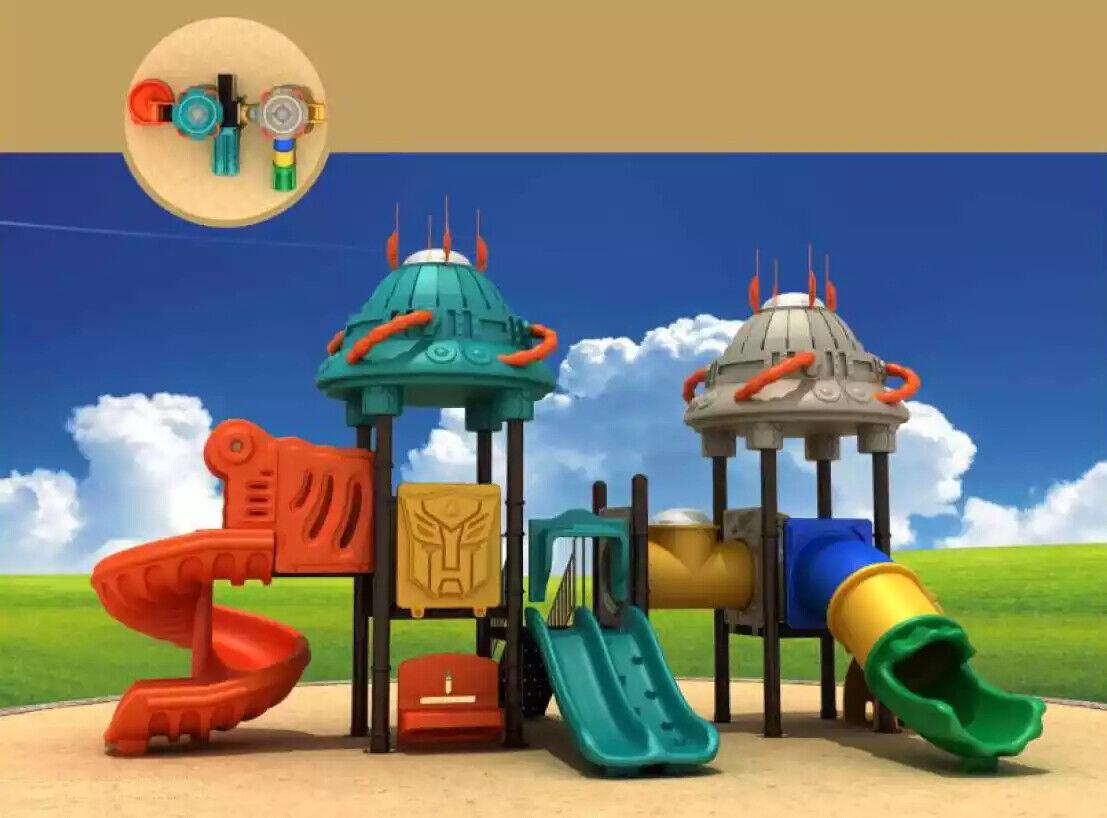 Outdoor Roboterstil Kunststoffeturm Spielplatz im Unterhaltung für Kinder