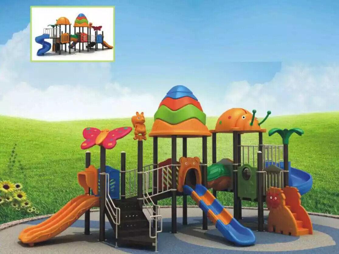 Gartenspielplatz Spielturm mit Rutsche Turm Outdoor Kinderanimation