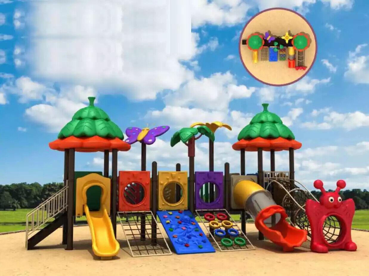Unterhaltung für Kinder Bunter Spielplatz Unterhaltung Outdoor Neu