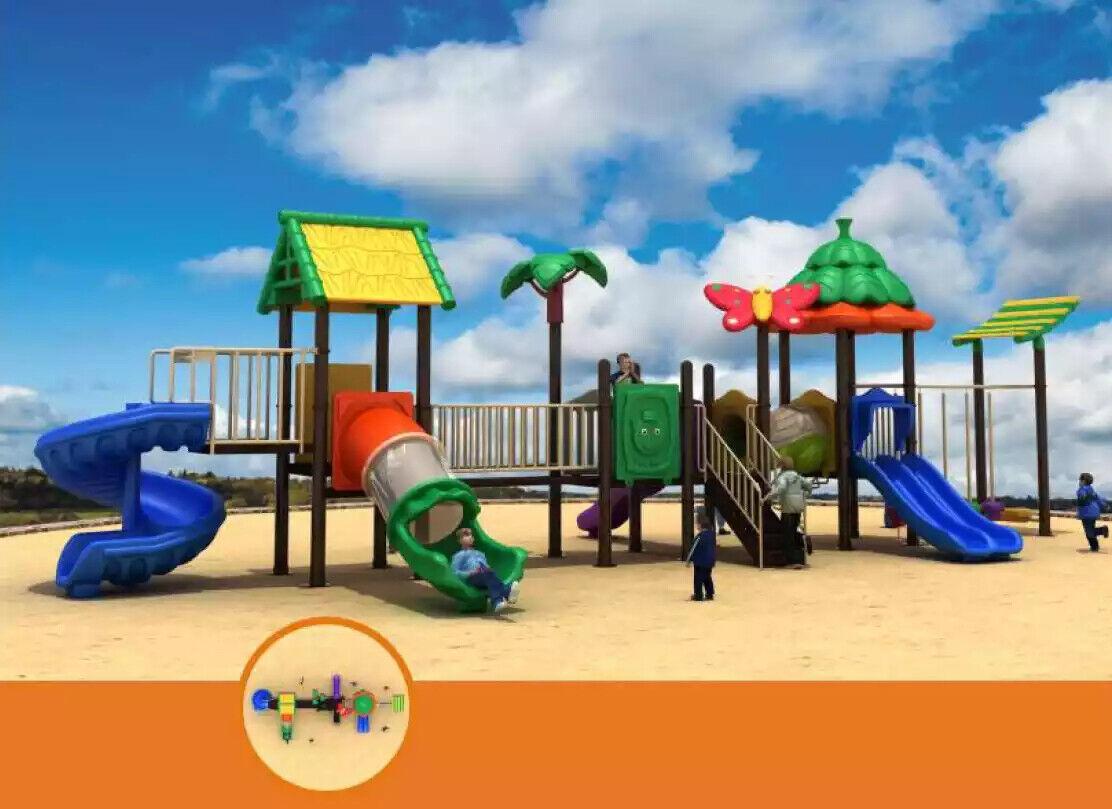 Spielplatz im Garten Spielplatz aus Kunststoff Dschungelspielplatz