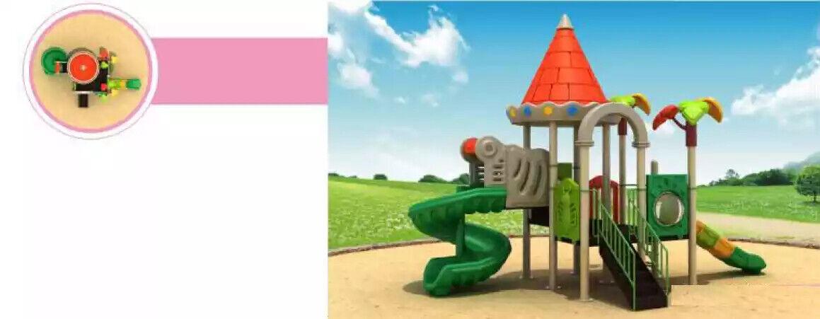 Kinderspielplatz Spielturm mit Rutschen Turm Plastik Tiere Spielplatz