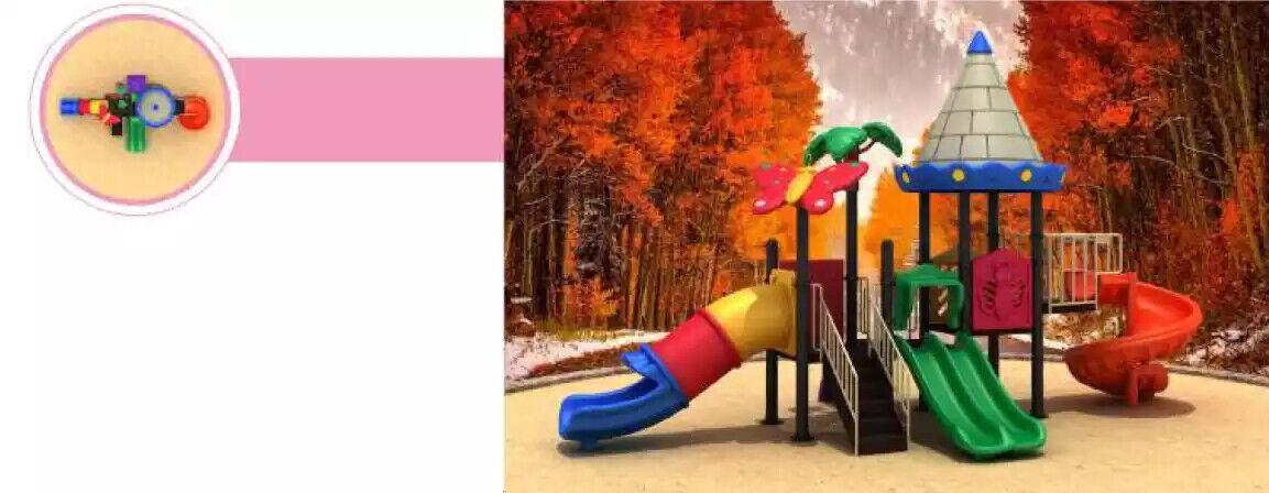 Spielturm mit Rutschen Spielhaus Garten Spielplatz aus Plastik Tiere