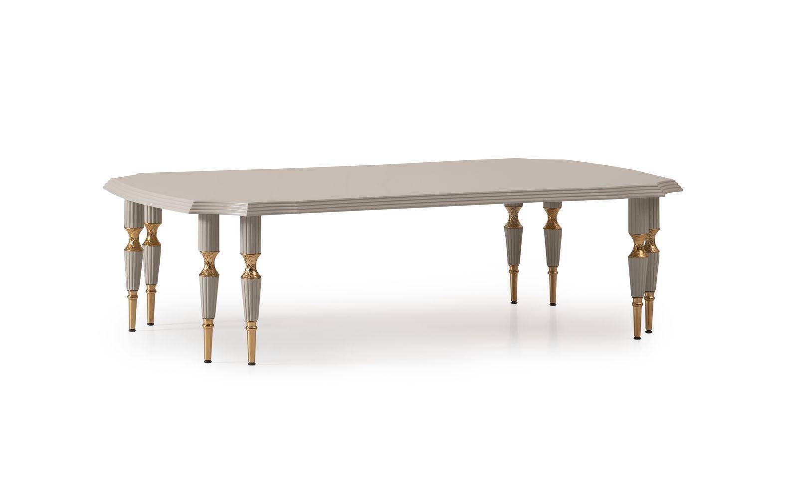 Luxus Wohnzimmer Couchtisch Design Wohnzimmermöbel Kaffeetisch Farbe Beige Neu