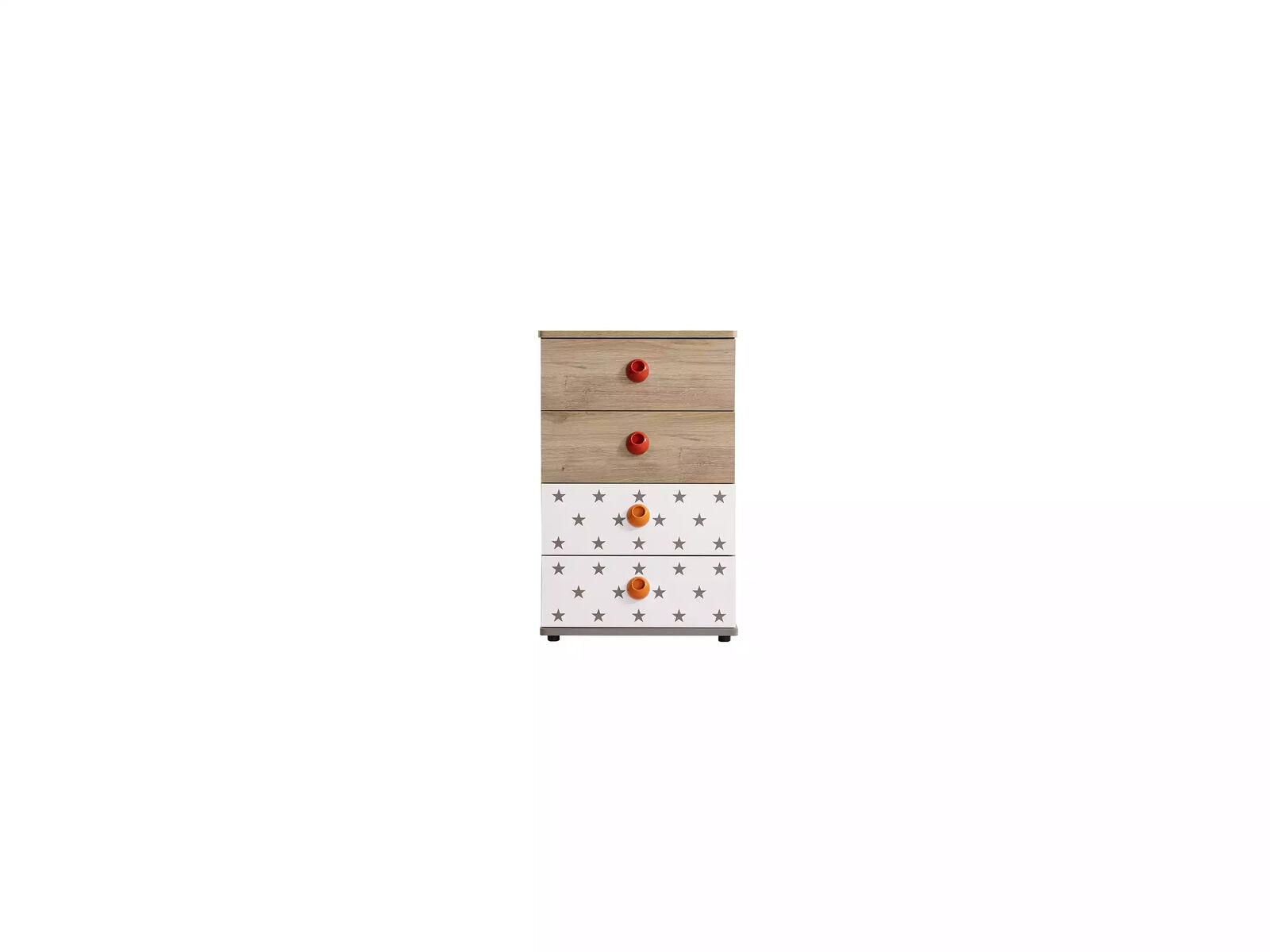 Kindermöbel Kommode Stern Schrank Holz Kommoden Sideboard Design Weiß