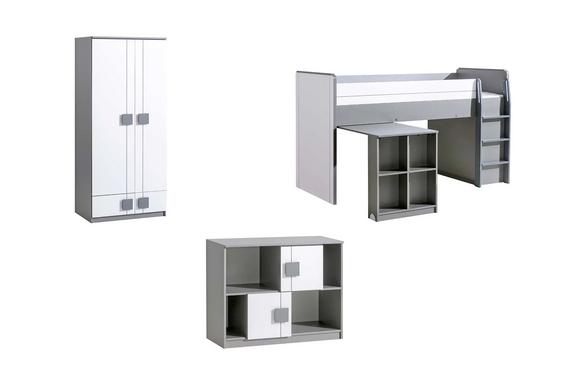 Komplett Jugendzimmer Kinderzimmer Set Schreibtisch Multifunktionsbett Schrank