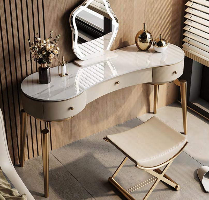 Moderner Schminktisch Schlafzimmer Möbel Frisierkommode 3x Schubladen