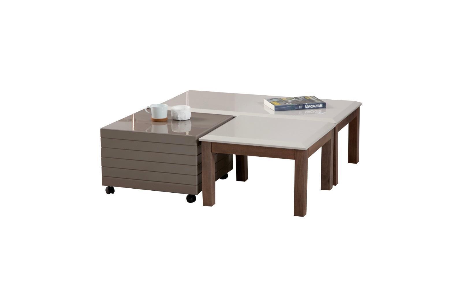 Stilvoller Rechteckiger Couchtisch Designer Wohnzimmer Tisch Holz Möbel