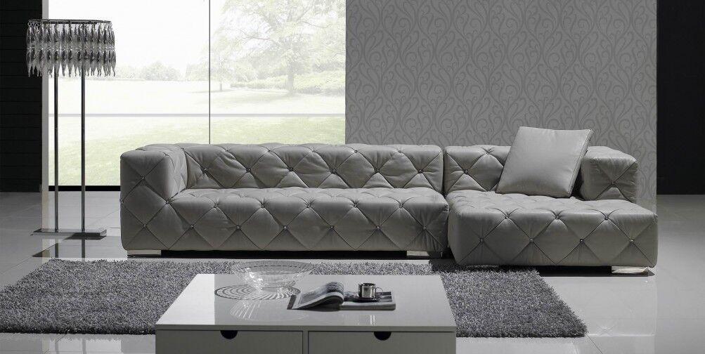 Chesterfield Design Ecksofa Sofa Couch Polster Ecke Garnitur Wohnlandschaft