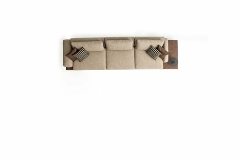 Sofa 5 Sitzer Luxus Polstersofa Neu Design Textil Wohnzimmer Modern
