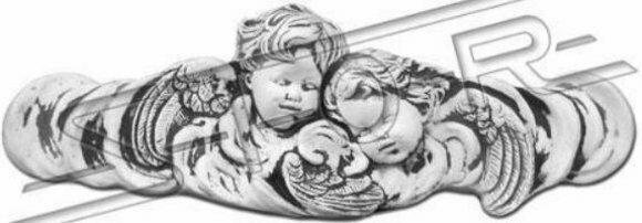 Wandrelief Steinplatte Bild Stein Gemälde Engel Relief Bilder Steinguss