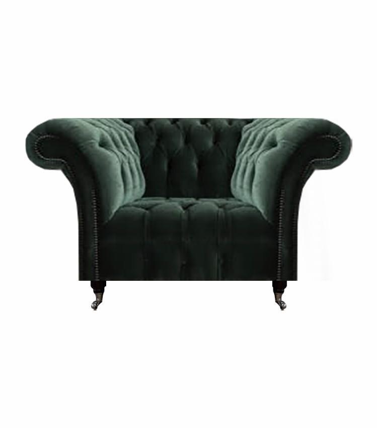 Luxus Polstersessel Wohnzimmer Polstermöbel Neu Sessel Chesterfield