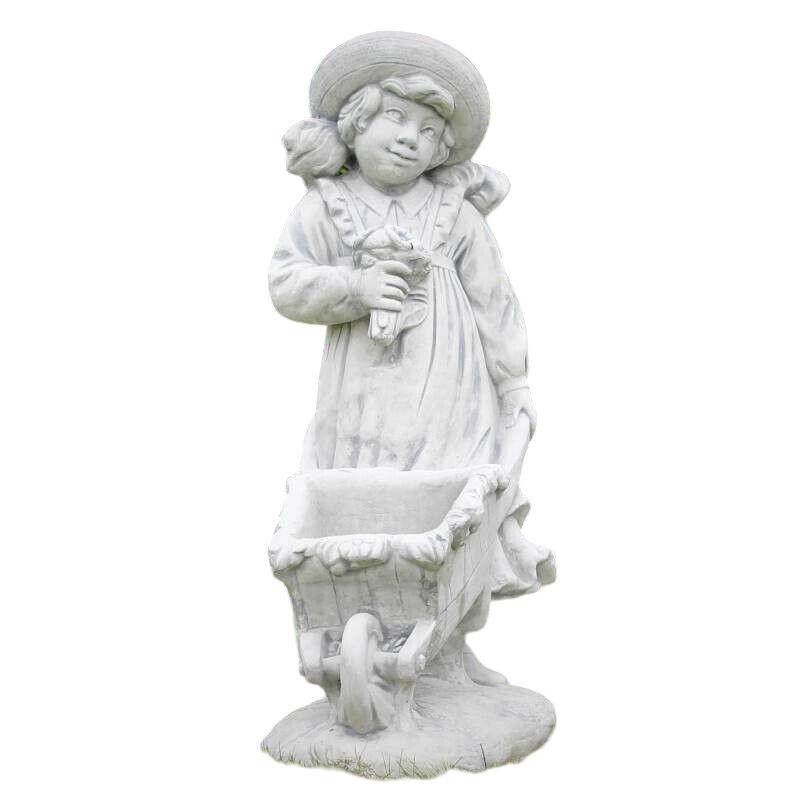Stein Blumentopf Skulptur Topf Pflanzgefäß Blumenkasten Kübel Blumentopf 2040