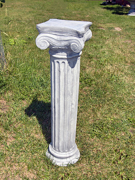 Sockel Säule Stein Statuen Garten Dekoration Podest Skulptur Steinsäule