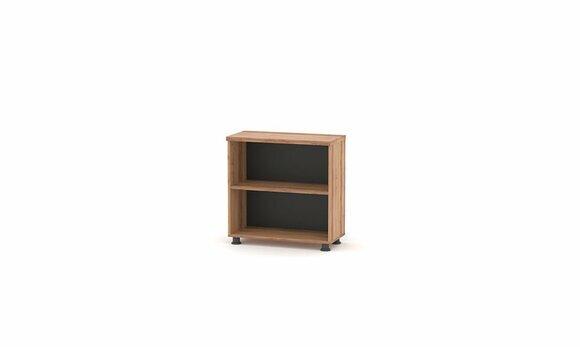 Aktenschrank mit Einlegenboden Arbeitszimmer Braun Einfarbig Modern Stil