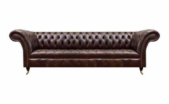 Modernes Kunstleder Sofa Designer Wohnzimmer Viersitzer Polstercouch